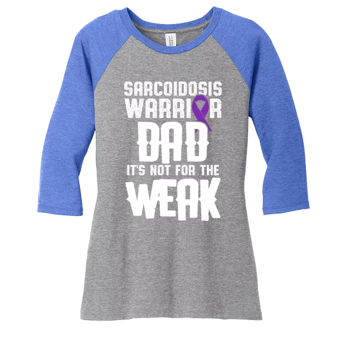 Sarcoidosis Survivor Awareness Warrior Gift Women's Tri-Blend 3/4-Sleeve Raglan Shirt