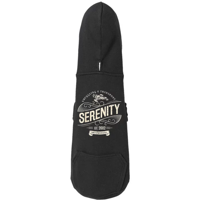 Serenity Smuggling And Transport Firefly Doggie 3-End Fleece Hoodie