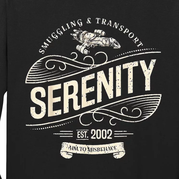 Serenity Smuggling And Transport Firefly Tall Long Sleeve T-Shirt