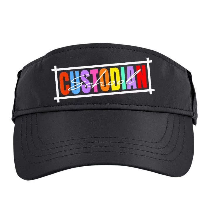 School Secretary Besties Funny School Secretary Adult Drive Performance Visor