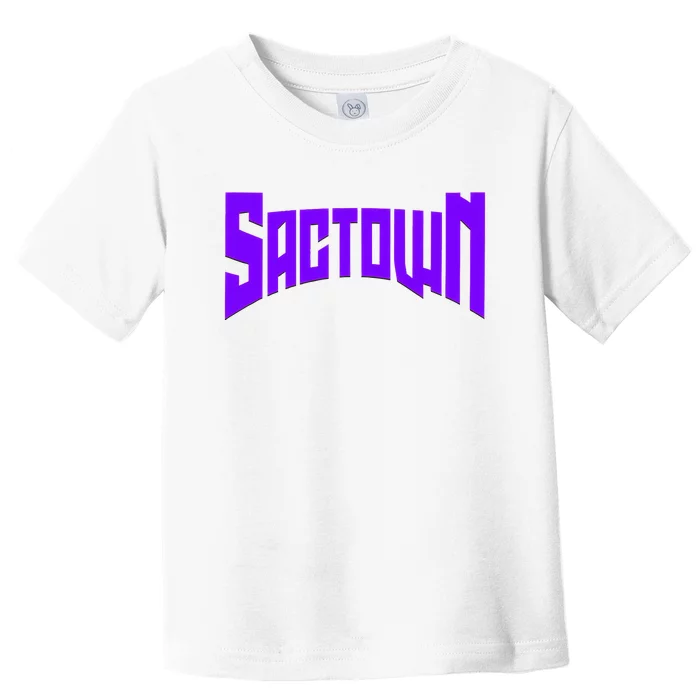 Sactown Sacramento Basketball Toddler T-Shirt