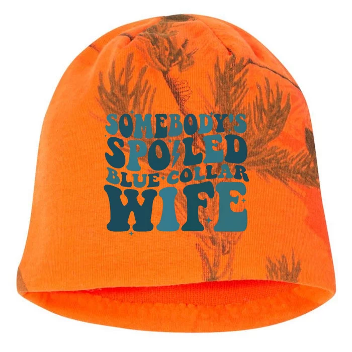 SomebodyS Spoiled Blue Collar Wife Club Kati - Camo Knit Beanie