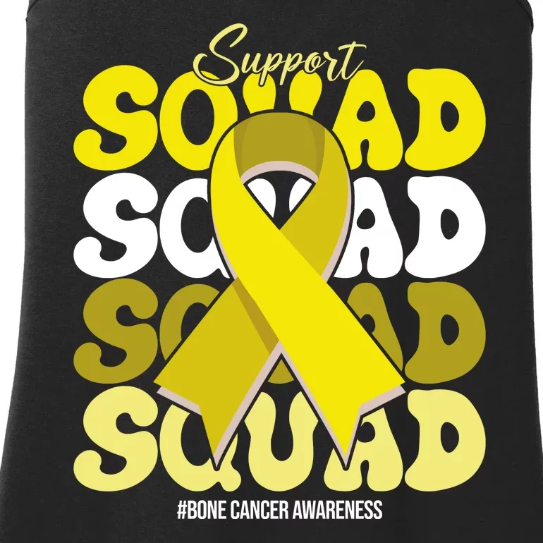 Support Squad Bone Cancer Awareness Ladies Essential Tank