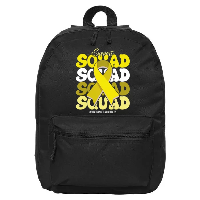 Support Squad Bone Cancer Awareness 16 in Basic Backpack