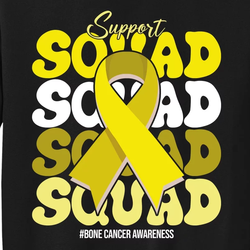 Support Squad Bone Cancer Awareness Tall Sweatshirt