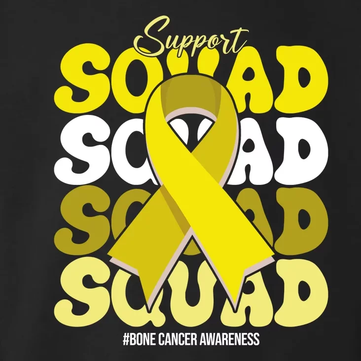 Support Squad Bone Cancer Awareness Toddler Hoodie