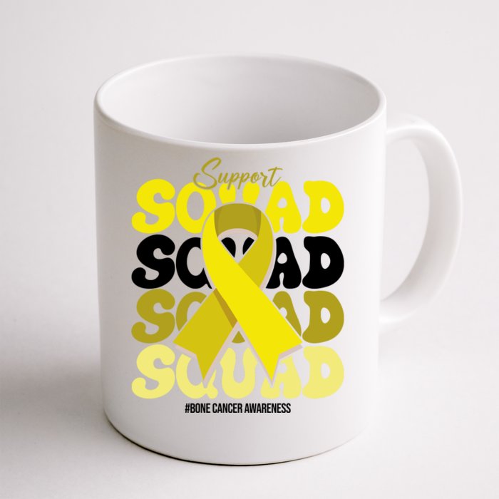 Support Squad Bone Cancer Awareness Front & Back Coffee Mug