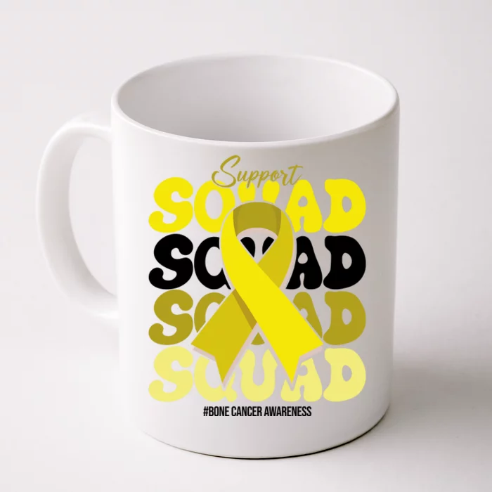 Support Squad Bone Cancer Awareness Front & Back Coffee Mug