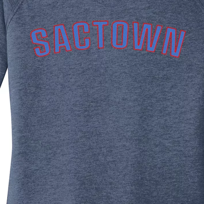 Sactown Sacramento Basketball Women's Perfect Tri Tunic Long Sleeve Shirt