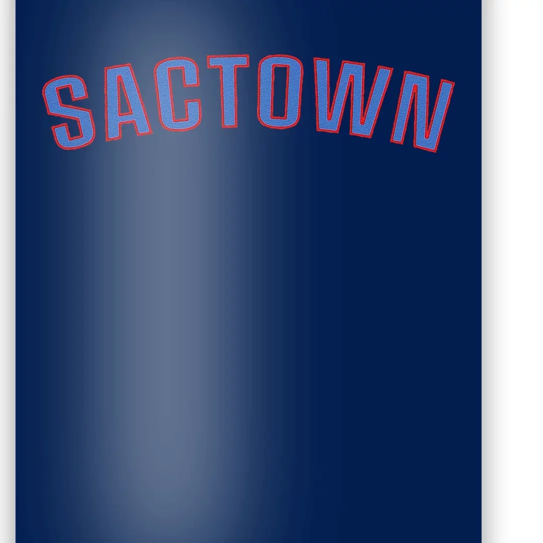 Sactown Sacramento Basketball Poster