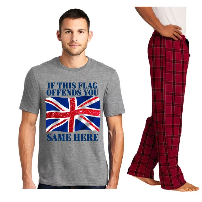 Shithead Steve British If This Flag Offends You Same Here Pajama Set