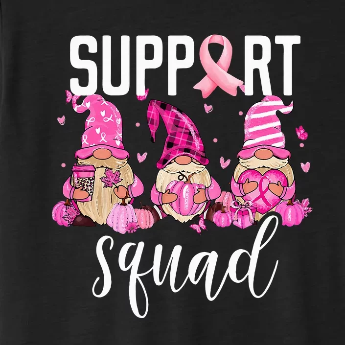 Support Squad Breast Cancer Awareness Gnomes Family ChromaSoft Performance T-Shirt