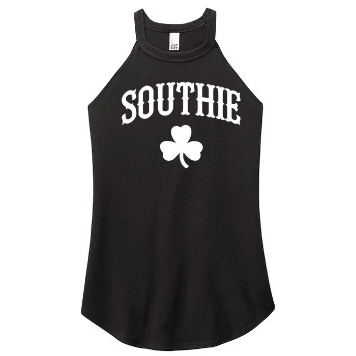 Southie South Boston Massachusetts tee Women’s Perfect Tri Rocker Tank