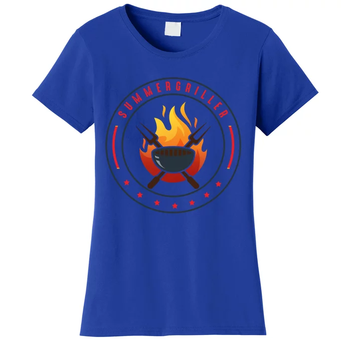 Summergriller Summer Barbecue Sun Grill Gift Women's T-Shirt