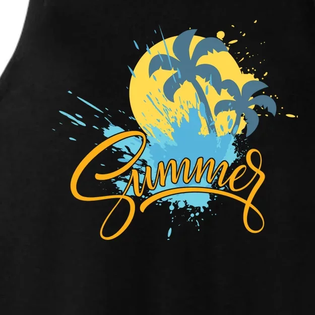 Summer Splash Beach Life Ladies Tri-Blend Wicking Tank