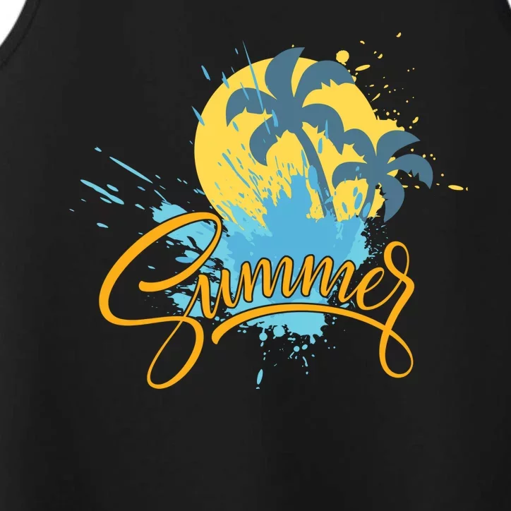 Summer Splash Beach Life Performance Tank