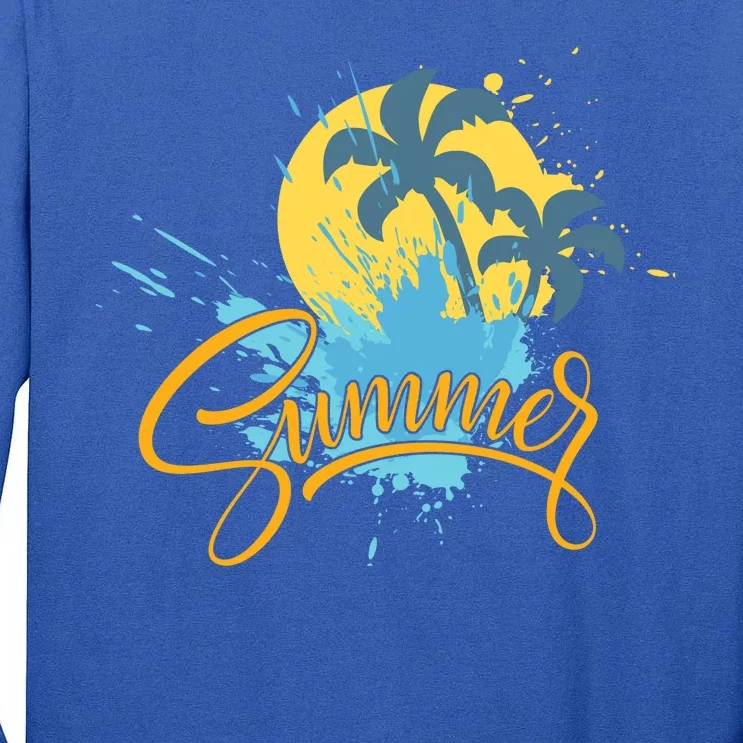 Summer Splash Beach Life Tall Long Sleeve T-Shirt