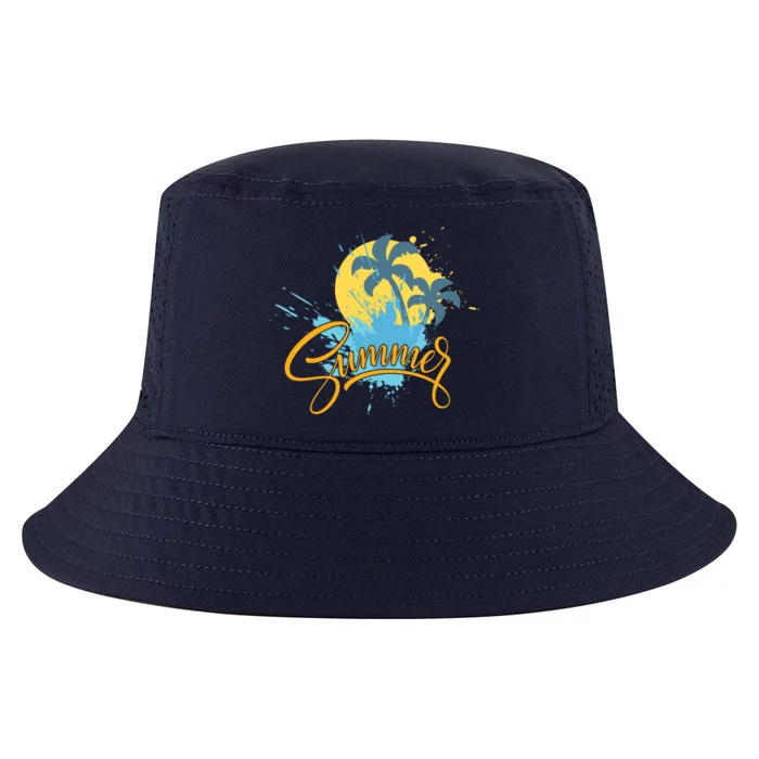 Summer Splash Beach Life Cool Comfort Performance Bucket Hat