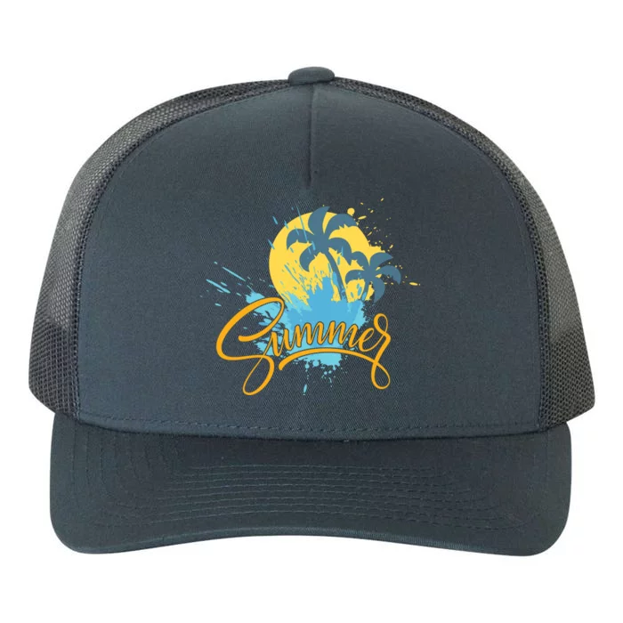 Summer Splash Beach Life Yupoong Adult 5-Panel Trucker Hat