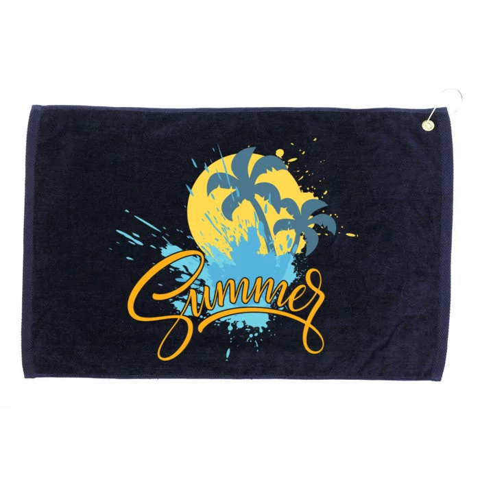 Summer Splash Beach Life Grommeted Golf Towel