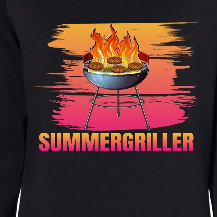 Summergriller Summer Barbecue Sun Grill Meaningful Gift Womens California Wash Sweatshirt