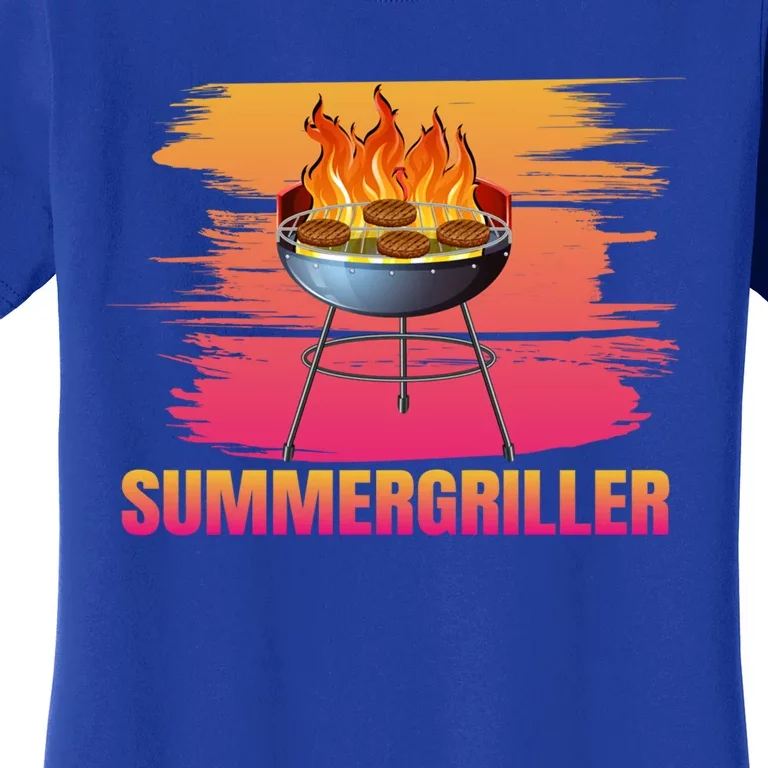 Summergriller Summer Barbecue Sun Grill Meaningful Gift Women's T-Shirt