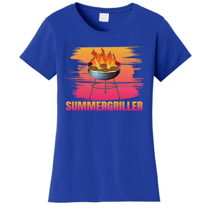 Summergriller Summer Barbecue Sun Grill Meaningful Gift Women's T-Shirt