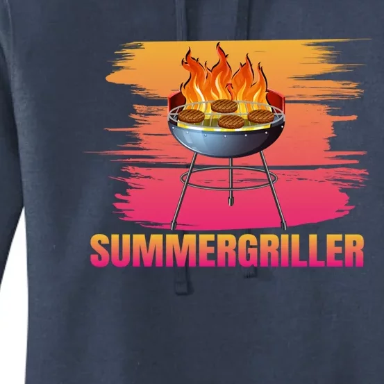 Summergriller Summer Barbecue Sun Grill Meaningful Gift Women's Pullover Hoodie