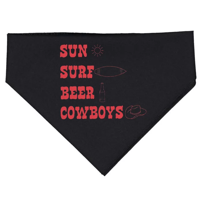 Sun Surf Beer Cowboys Apparel USA-Made Doggie Bandana