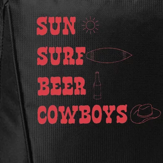 Sun Surf Beer Cowboys Apparel City Backpack