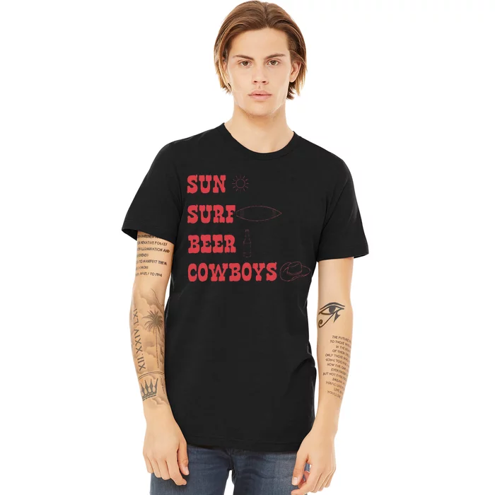 Sun Surf Beer Cowboys Apparel Premium T-Shirt