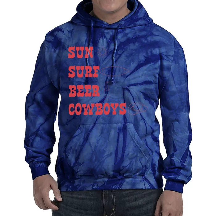 Sun Surf Beer Cowboys Apparel Tie Dye Hoodie