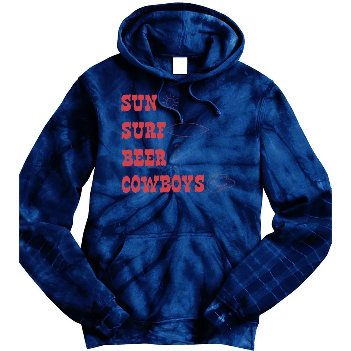 Sun Surf Beer Cowboys Apparel Tie Dye Hoodie