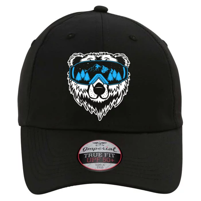 Snow Ski Bear Snowboard The Original Performance Cap