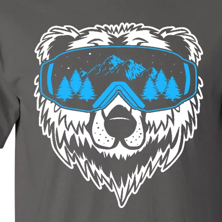 Snow Ski Bear Snowboard Tall T-Shirt