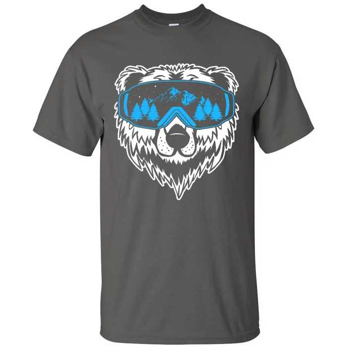 Snow Ski Bear Snowboard Tall T-Shirt