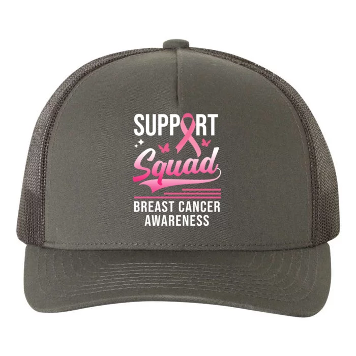 Support Squad Breast Cancer Awareness Yupoong Adult 5-Panel Trucker Hat