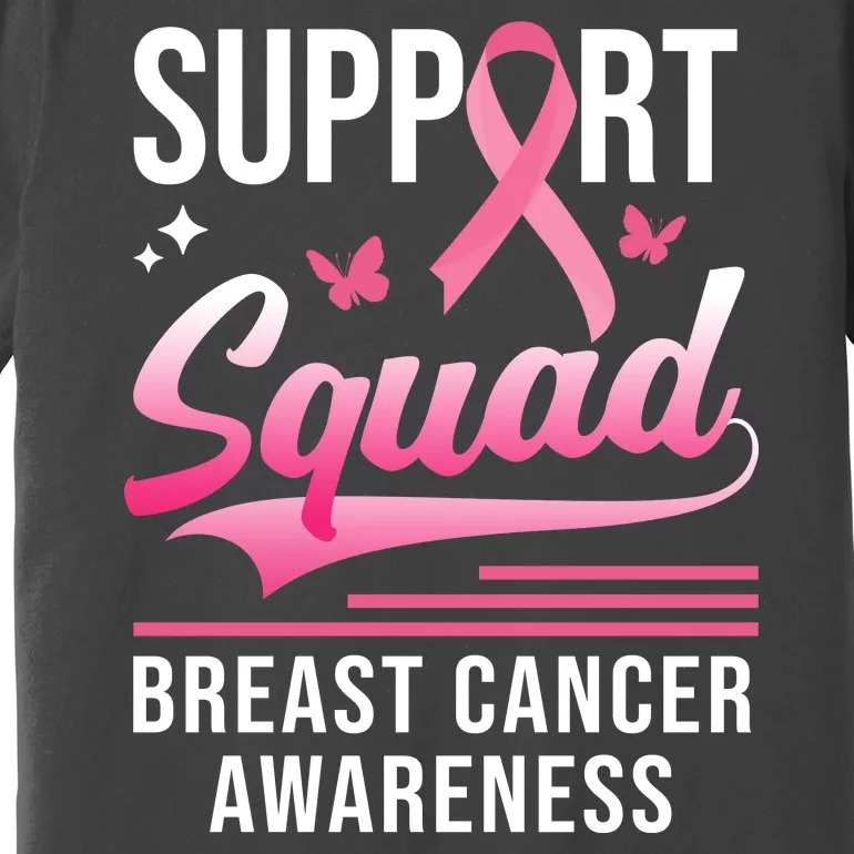 Support Squad Breast Cancer Awareness Premium T-Shirt