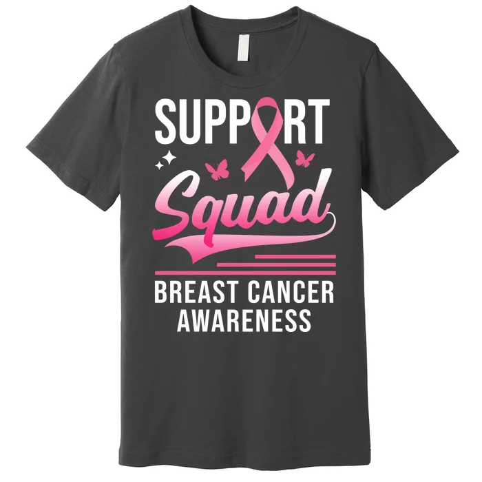 Support Squad Breast Cancer Awareness Premium T-Shirt