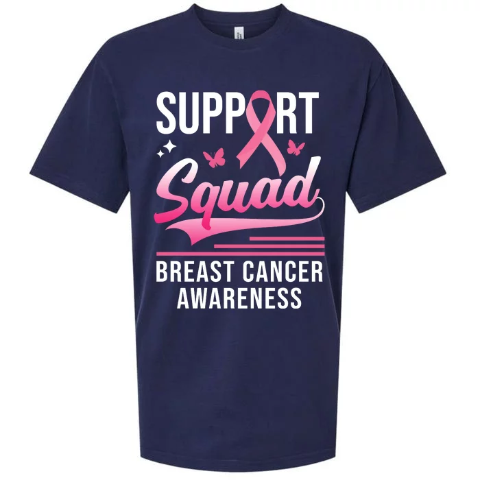 Support Squad Breast Cancer Awareness Sueded Cloud Jersey T-Shirt