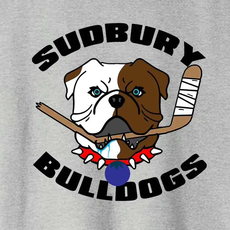 Shoresy Sudbury Blueberry Bulldogs Sudbury Bulldogs Letterkenny Women's Crop Top Tee