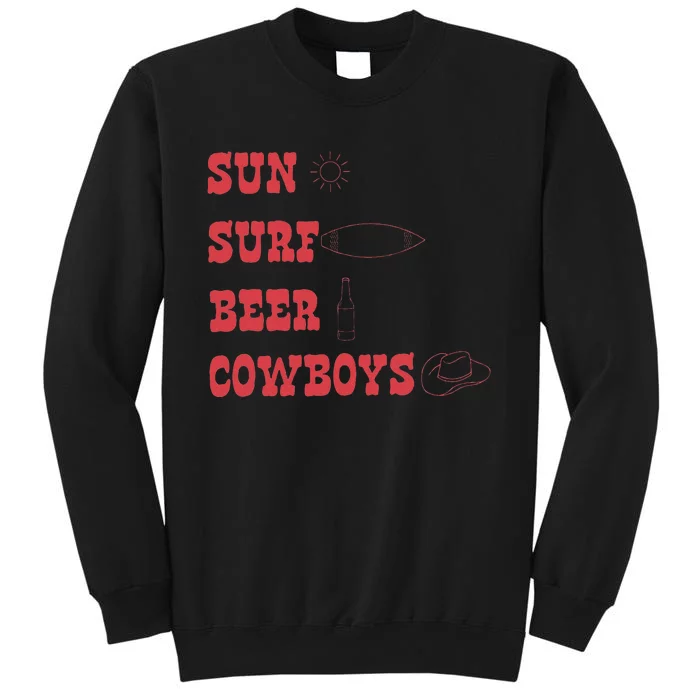 Sun Surf Beer Cowboys Tall Sweatshirt