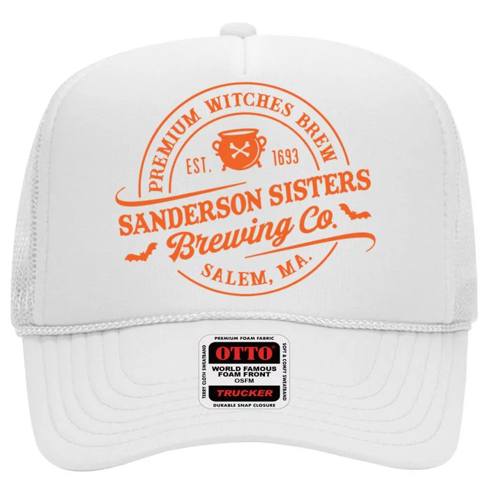 Sanderson Sister Brewing Co High Crown Mesh Trucker Hat