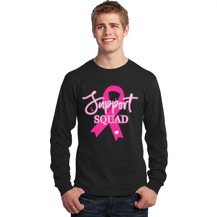 Support Squad Breast Cancer Support Squad Long Sleeve Shirt