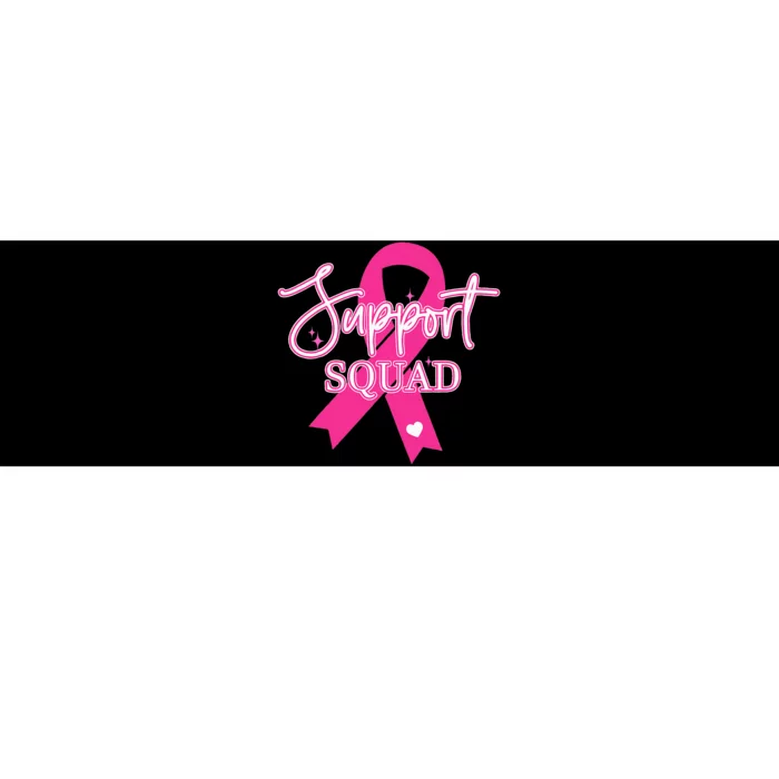 Support Squad Breast Cancer Support Squad Bumper Sticker