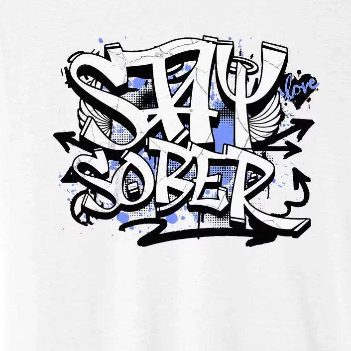 Stay Sober Blue Resolve ChromaSoft Performance T-Shirt