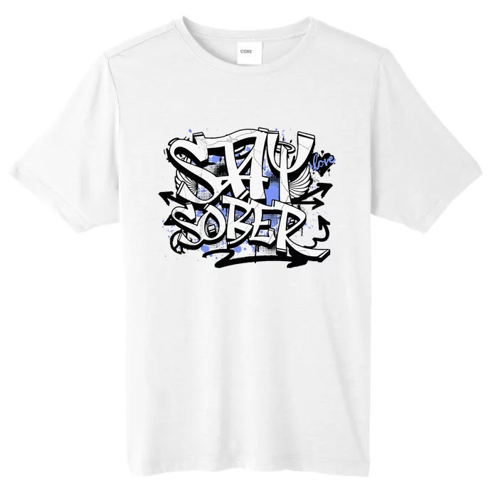 Stay Sober Blue Resolve ChromaSoft Performance T-Shirt