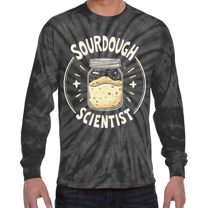 Sourdough Scientist Bread Baking Bakers Tie-Dye Long Sleeve Shirt