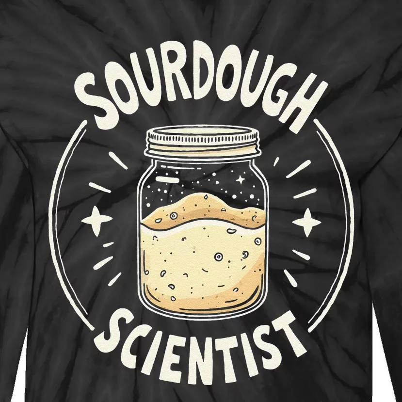 Sourdough Scientist Bread Baking Bakers Tie-Dye Long Sleeve Shirt