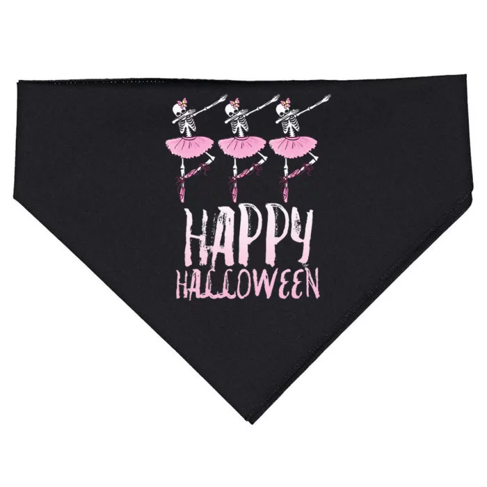 Spooky Skeleton Ballet Dance Costume USA-Made Doggie Bandana